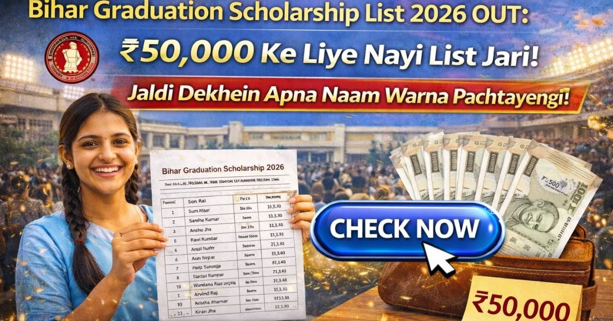 Bihar Graduation Pass Scholarship 50000 List