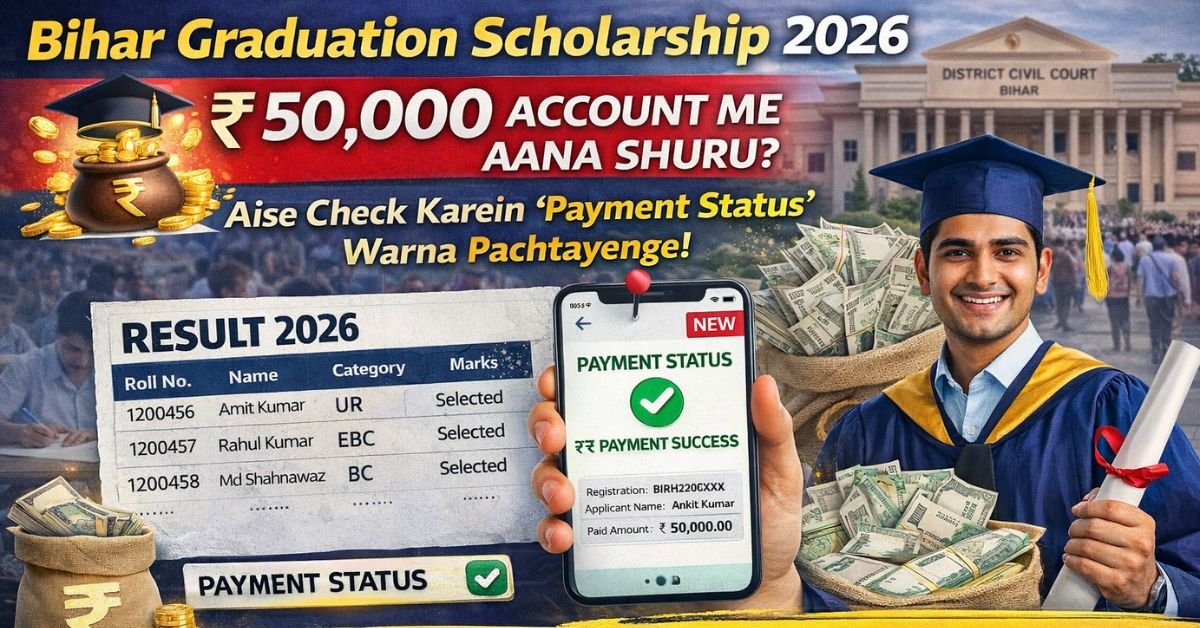 Bihar Graduation Scholarship Payment Status 2026