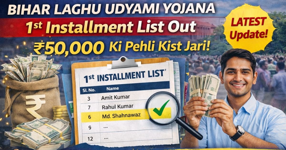 Bihar Laghu Udyami Yojana 1st Installment List