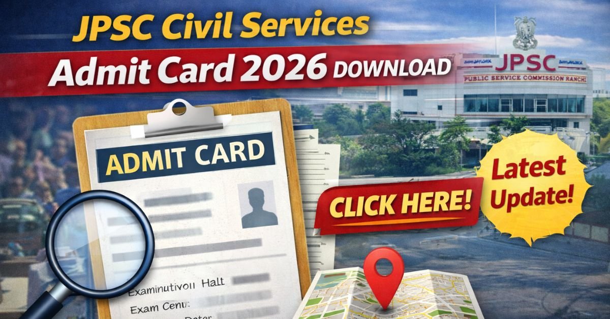 JPSC Civil Services Admit Card 2026 Download