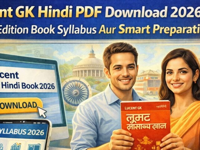 Lucent GK Hindi PDF Download 2026: Latest Edition Book Syllabus Aur Smart Preparation Tips