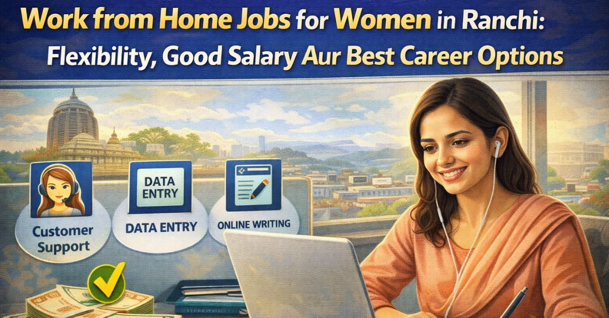 Work from Home Jobs for Women in Ranchi