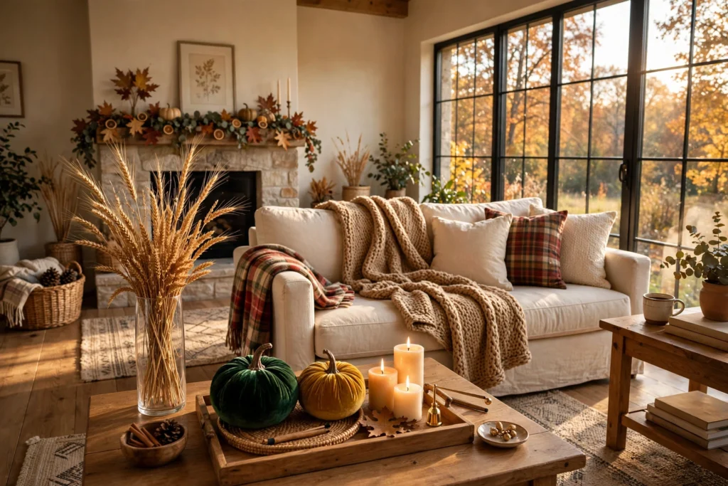 25 Cozy Fall Living Room Decor Ideas
