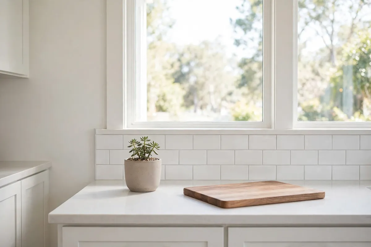 Small kitchen decor idea: Enforce the Clear-Counter Rule