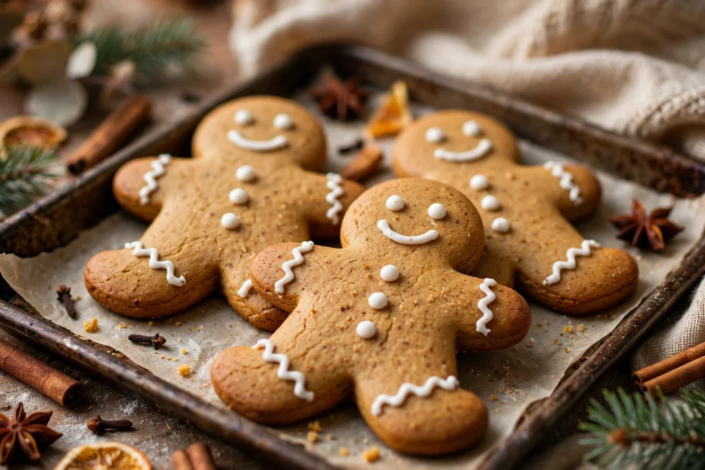 Gingerbread Men Cookies (Soft & Spiced)
