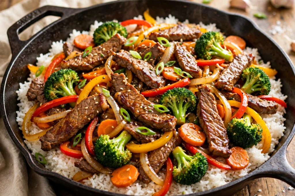 One-Pan Beef and Vegetable Stir-Fry