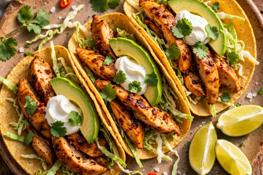 Spicy Chicken Tacos
