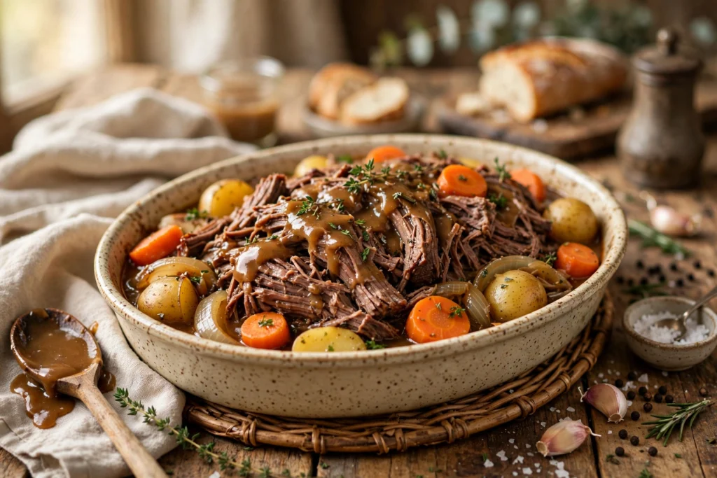 Slow Cooker Pot Roast (Set It and Forget It)
